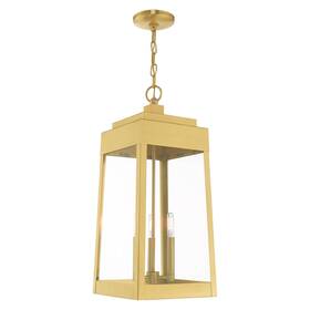 Livex Lighting 847284059214 - Oslo 3 Light Outdoor Pendant Lantern In Mid Century Modern Livex Lighting 847284059214 - Oslo 3 Light Outdoor Pendant Lantern In Mid Century Modern