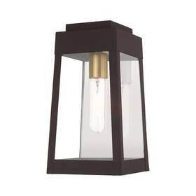Livex Lighting 847284059405 20852-07 Oslo 1 Light Bronze Outdoor Wall Lantern Livex Lighting 847284059405 20852-07 Oslo 1 Light Bronze Outdoor Wall Lantern