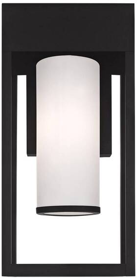 Livex Lighting 847284059580 Bleecker 17 Inch High Black Outdoor Lantern Wall Light Livex Lighting 847284059580 Bleecker 17 Inch High Black Outdoor Lantern Wall Light