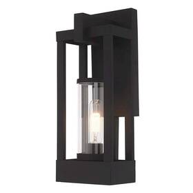 Livex Lighting 847284059603 20992-04 Delancey 16 Inch One Light Outdoor Wall Lantern Black Finish Livex Lighting 847284059603 20992-04 Delancey 16 Inch One Light Outdoor Wall Lantern Black Finish