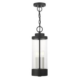 Livex Lighting 847284079809 - Hillcrest 3 Light Outdoor Pendant Lantern In Coastal Style