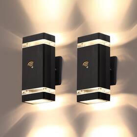 Lmp 734914532356 2 Packs Dusk To Dawn Outdoor Lighting Light Fixture With 5w Led Bulb