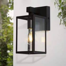 Lnc 711181779080 9.3 Inch Black Outdoor Wall Lantern Sconce Modern Exterior Light With Clear Glass Lnc 711181779080 9.3 Inch Black Outdoor Wall Lantern Sconce Modern Exterior Light With Clear Glass