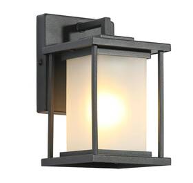 A04878w Lnc Barbatus 8.3 Inch H 1-light Black Outdoor Wall Light