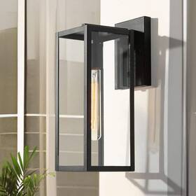 Ayqma3hd14247t7 Lnc Modern Black 1-light Outdoor Wall Lantern Industrial Rectangle Exterior For Ayqma3hd14247t7 Lnc Modern Black 1-light Outdoor Wall Lantern Industrial Rectangle Exterior For