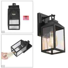 Rnn67zhd14370p7 Lnc Industrial Textured Black Outdoor Lantern Sconce With Clear Glass Shade Rnn67zhd14370p7 Lnc Industrial Textured Black Outdoor Lantern Sconce With Clear Glass Shade