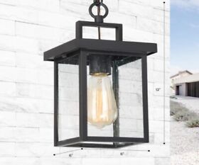 A04123 Lnc Outdoor Pendant Light With Seeded Glass Shade A04123 Lnc Outdoor Pendant Light With Seeded Glass Shade