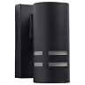 Lol414bk-a Rivet Contemporary Exterior Porch Cylinder Wall Sconce Fixture 696229139265