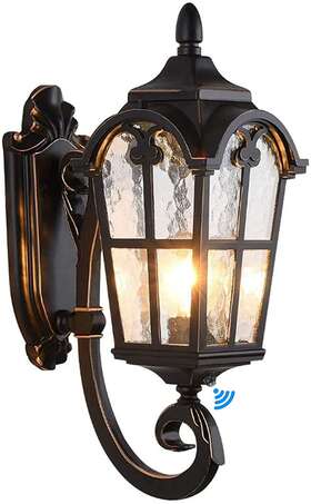 Lonedruid 445022611651 Outdoor Wall Light Fixtures Black Roman 17.71 H Exterior Lantern