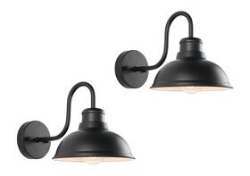 Wl014b-mk Lprzsg Outdoor Gooseneck Barn Light Wall Sconce 8 Inch Farmhouse Exterior Wa
