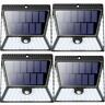 Ls-sl-82-4p-us Luscreal Motion Sensor Outdoor Lumen Solar Powered Wall Wide Angle