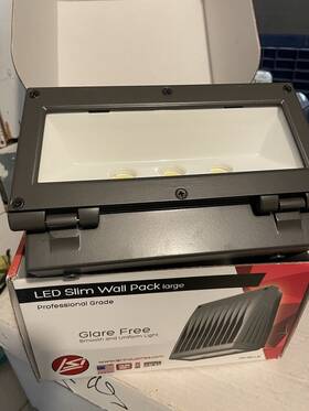 Wpsll60w45k Lsi Wpsll60w45k- Esi - Led Slim Wall Pack Large Brand New Fast Free Shipping