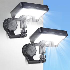 Mdc150558 Luhlee Magnetic Solar Lights Outdoor 600lm Motion Sensor Wall