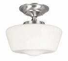 461742 Luray Light Satin 120870 Flush 1 Finish Nickel Id Fixture Semi