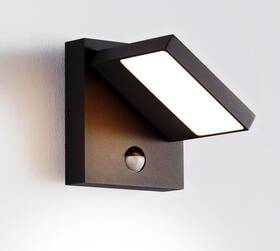 Lu32119b Lustrlach 2 Outdoor Motion Sensor Wall Light Led Exterior Lighting Fixture