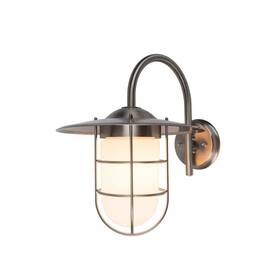 5004103001 Lutec Coastal Boston 1-light 304 Stainless Steel Outdoor Wall Mount Lantern