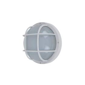 6381602331 Lutec Coastal Jacksonville White Integrated Led Bulkhead Wall Lantern