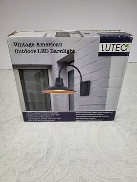 5293201012 Lutec 845473032017 12 Inch Outdoor Led Wall Light Brand New Model #