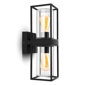 Lutec 939412010588 Flair Up Down Outdoor Wall Sconce Modern Black Porch Light Fixtures Exterior Lig Lutec 939412010588 Flair Up Down Outdoor Wall Sconce Modern Black Porch Light Fixtures Exterior Lig