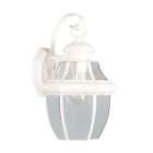 Lx.2151-03 Livex Lighting Monterey Outdoor Wall Light In White 847284000605