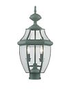 Lx.2254-06 Livex Lighting New Monterey Outdoor Post Light In Verdigris