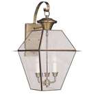 Lx.2381-01 Livex Lighting Westover Outdoor Wall Light In Antique 847284004184