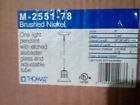 M2551-78 1 Alabaster Adjustable Light Thomas Lighting Nickel Brushed Pendant