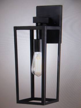 F19051-bk-s Martin Hukoro 17.5 Inch 1-light Matte Black Outdoor Hardwired Wall Lantern Sconce F19051-bk-s Martin Hukoro 17.5 Inch 1-light Matte Black Outdoor Hardwired Wall Lantern Sconce