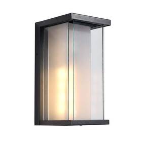 2264 Maxax 2264/1w Montpelier 12.8 Inch H 1-light Black Hardwired Dusk To Dawn Outdoor Sconce