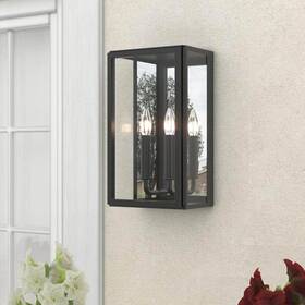 7019-2bk Maxax Decorators 14 Inch Matte Black Dusk To Dawn 2-light Outdoor Hardwired Wall Sconce 7019-2bk Maxax Decorators 14 Inch Matte Black Dusk To Dawn 2-light Outdoor Hardwired Wall Sconce