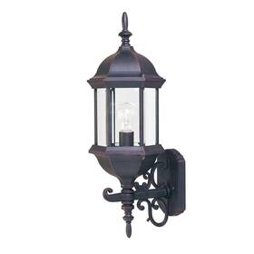 1072cleb Maxim Cast-1 Light Outdoor Wall Lantern In Early American Style-8 Inches Wide By 22 1072cleb Maxim Cast-1 Light Outdoor Wall Lantern In Early American Style-8 Inches Wide By 22