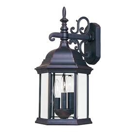 1073cleb Maxim Builder Cast 3-light 9.5 Inch Wide Empire Bronze Outdoor Wall Sconce