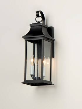 30023clbk Maxim Lighting Vicksburg 20 Inch High Black 2-light Outdoor Wall Light New