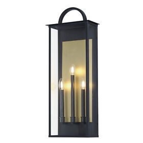 30758clbk Maxim 30758cl Manchester 3 Light 30inch Tall Outdoor Wall Sconce Black 30758clbk Maxim 30758cl Manchester 3 Light 30inch Tall Outdoor Wall Sconce Black
