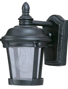 40096cdbz Maxim 40096 Bronze Dover 10 Inch H 1-light Vivex Wall Sconce With Clear Seedy Glass