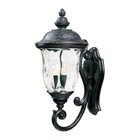 40424wgob Maxim Carriage House 3-light 12.5 Inch Wide Oriental Bronze Outdoor Wall