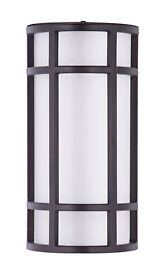 55571wtbz Maxim 55571 Bronze Moon Ray 12inch Led Wall Sconce