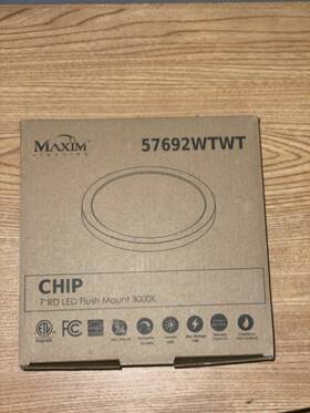 58712wtsn Maxim Wafer 7 Inch Indoor / Outdoor Led Ceiling Light - 3000k Satin Nickel 58712wtsn Maxim Wafer 7 Inch Indoor / Outdoor Led Ceiling Light - 3000k Satin Nickel