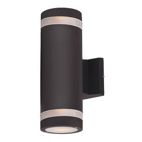 6112abz Maxim Lightray 2-light 4.25 Inch Wide Architectural Bronze Outdoor Wall
