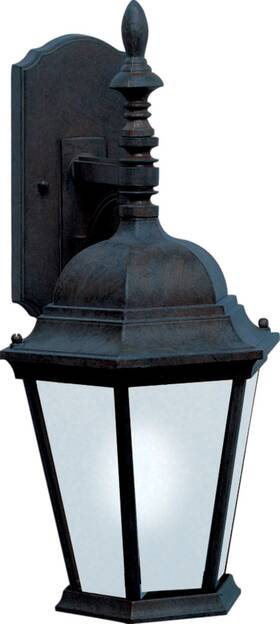 65104bk Maxim 65104 Black Westlake Single Light 19 Inch H Led Outdoor Wall Sconce