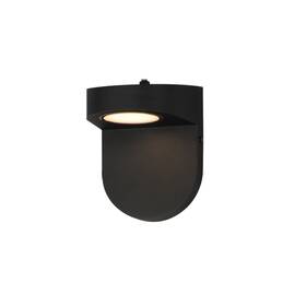86198bk Maxim 86198bk/phc 86198/phc Ledge 6 Inch Tall Outdoor Wall Sconce - Black
