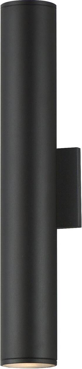 86225bk Maxim 86225 Caldera 2 Light 21 Inch Tall Compliant Led Outdoor Wall - Black