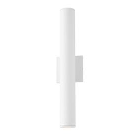 86435wt Maxim 86435 Calibro 2 Light 20 Inch Tall Led Outdoor Wall Sconce - White