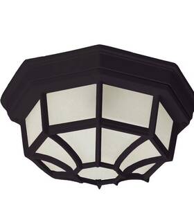 1020bk Maxim Lighting Crown Hill 2-light 4.5 Inch Outdoor Ceiling Mount In Black New