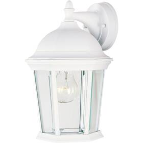 1024wt Maxim Lighting Builder Cast 1 Light 12 Inch White Outdoor Wall Mount