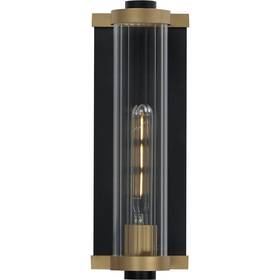 16121crbkab Maxim Lighting Opulent Outdoor Wall Light Black / Antique Brass