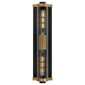 16122crbkab Maxim Lighting Black Antique Brass Two Light Outdoor Wall Sconce From The Opulent Collection 16122crbkab Maxim Lighting Black Antique Brass Two Light Outdoor Wall Sconce From The Opulent Collection
