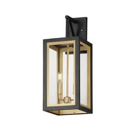 30055clbkgld Maxim Lighting Black Gold Two Light Outdoor Wall Sconce From The Neoclass Collection