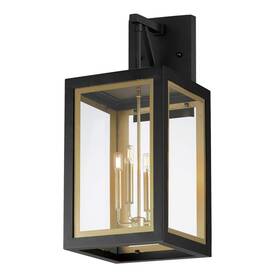 30056clbkgld Maxim Lighting Neoclass Outdoor Wall Lantern Light - Black Gold Open Box