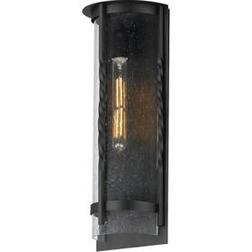 30193cdbk Maxim Lighting Foundry 1 Light 20 Inch Black Outdoor Wall Mount
